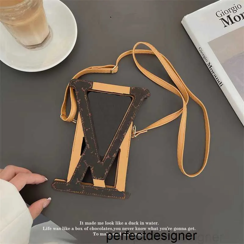 Designer-Luxus-Handyhüllen aus Leder, großer Buchstabe V, Cross-Body-Hüllen, Luxus-Designer-Handyhülle mit klassischem Blumendruck, IPhone 15 14 13 Pro Max 14Plus, bedruckte Handytasche