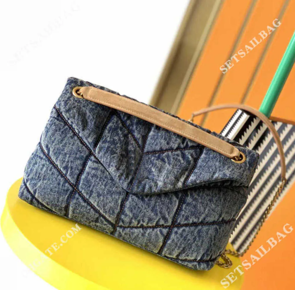 Omuz çantaları bayanlar denim omuz crossbody çanta tasarımcısı messenger çantaları tek fermuarlı düz iplik payetler harfli hasp yumuşak tuval flep cep el çantası