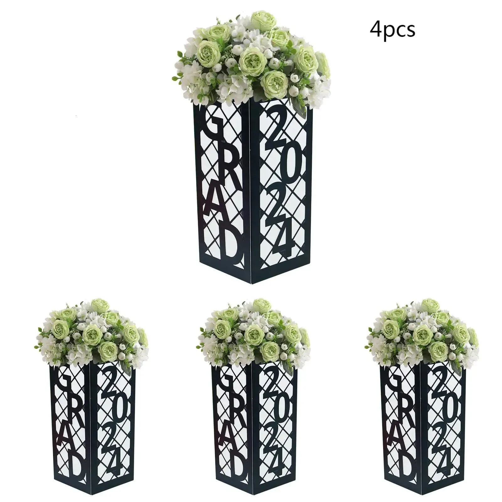 4 Pcs Graduation Table Centerpieces Class of Boxes Decorations College Congrats Grad Party Decor Supply 240308