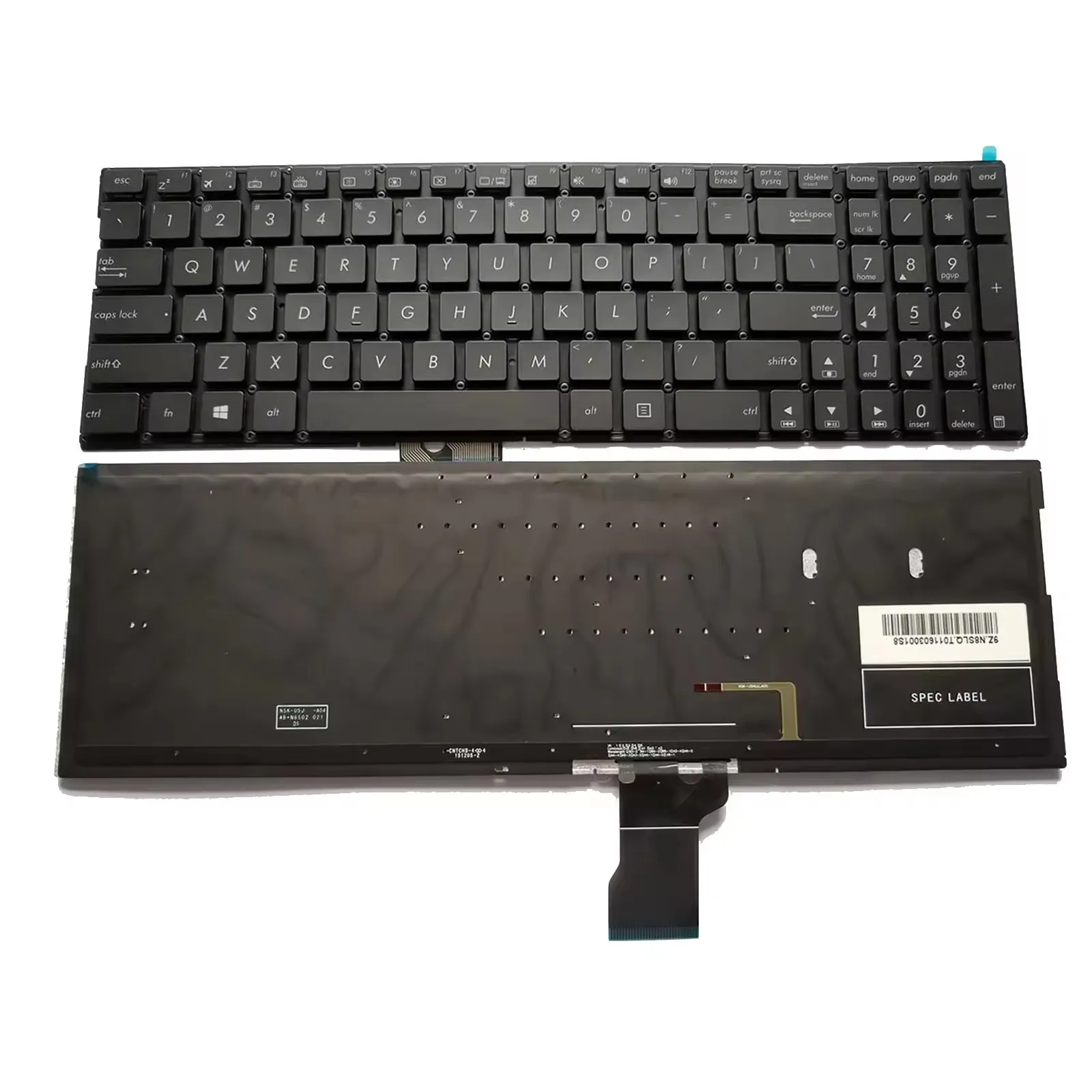 Новинка для Asus ZenBook Pro UX501 QX501 US Клавиатура с подсветкой