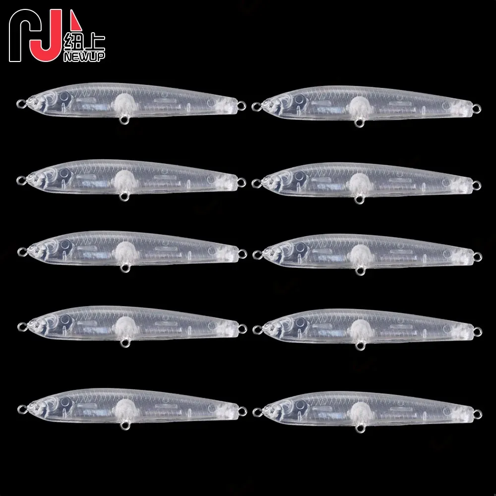 Iscas 10 pçs/lote sem pintura em branco lápis isca 7.5cm9g duro artificial iscas de pesca oscilação afundando espaços em branco enfrentar pche en mer leurre