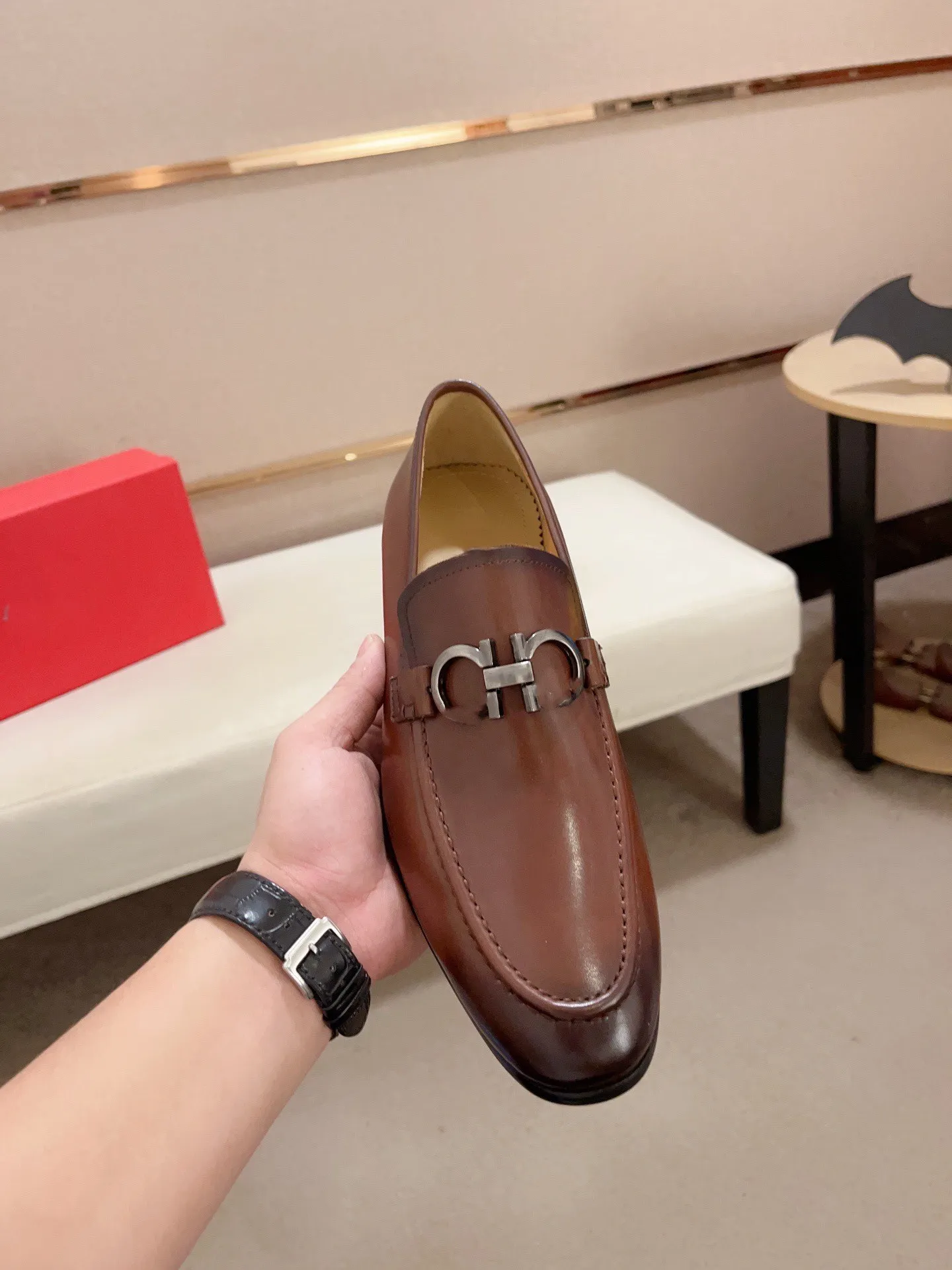 affordable brown dress shoes Cognac Dress Shoes main image 1
