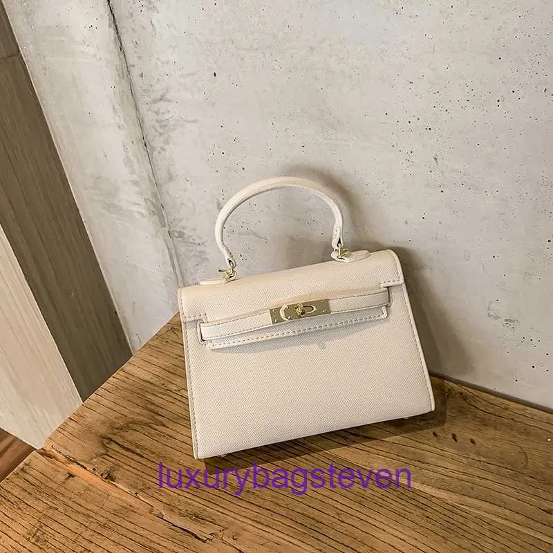 Sac de créateur hremms keyyys designers de qualité miroir pleine texture avancée à la main 2024 printemps et été nouveau Western Style Mini avec un vrai logo