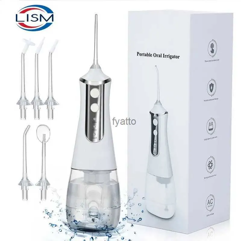 Autres appareils LISM portable irrigateur oral évier outil de pulvérisation dentaire cueillette et nettoyage des dents 350ML machine de nettoyage oral à 5 buses H240322