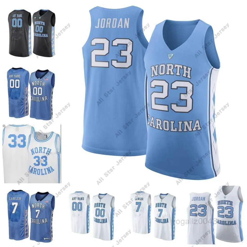 Баскетбольные майки Custom North Carolina Tar Heels UNC Баскетбольная майка колледжа Харрис 2 Коул Энтони 5 Армандо Бакот Робинсон Раш Фрэнсис Любое имя Number023