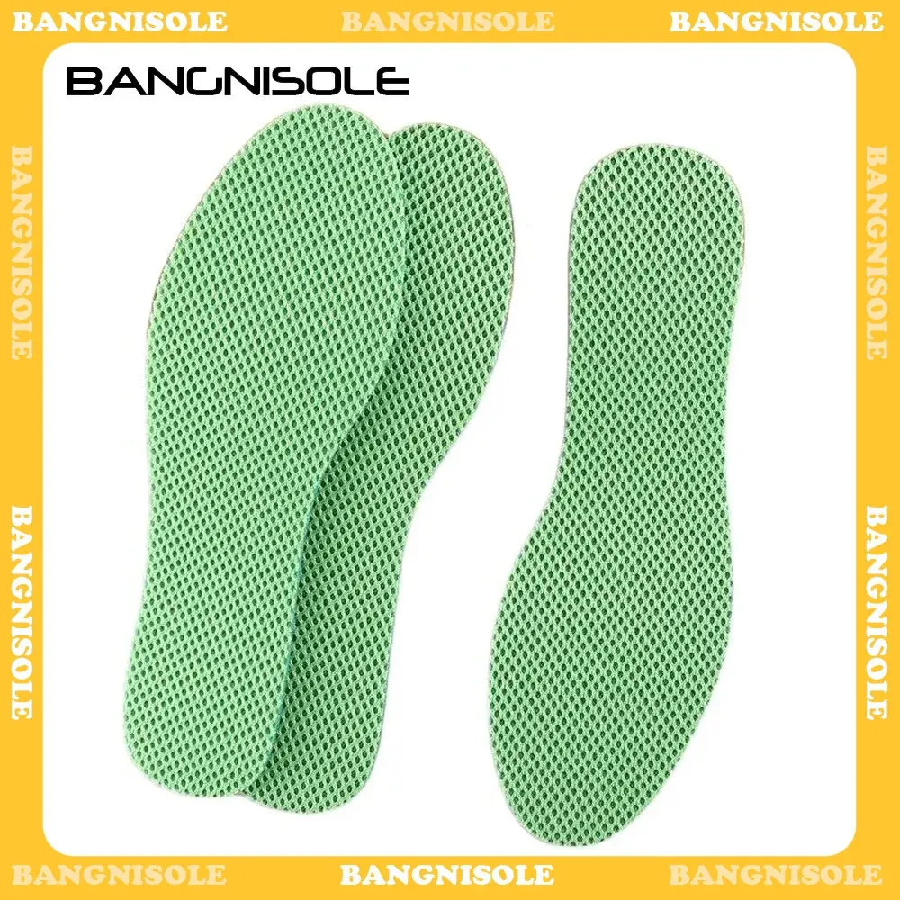 Bangnisole – semelles intérieures déodorantes à la menthe poivrée pour femmes et hommes, coussin respirant, absorbant la sueur, semelle intérieure de sport toute la journée pour chaussures, 240309