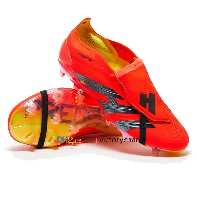 Football Boots 1.1 Predator FG High Ankle Soccer Cleats Soft Leather FG Mens Firm Ground Outdoor Trainers. From Shoes12345678 34.73 DHgate.Com