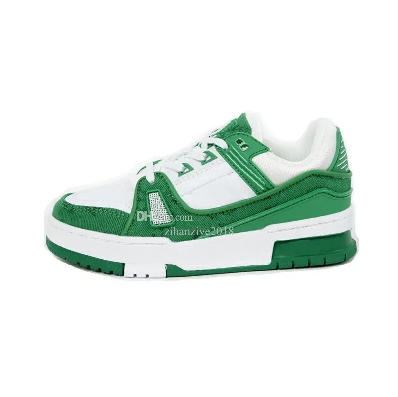 Luxury Kids Trainer Sneakers: Vintage Denim, Embossed Calf