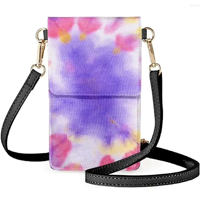 Bolsas de ombro Coloranimal Alta Saturação Pintura Abstrata Senhoras Personalidade Ao Ar Livre Saco de Lazer Impermeável Grande Capacidade Telefone Móvel