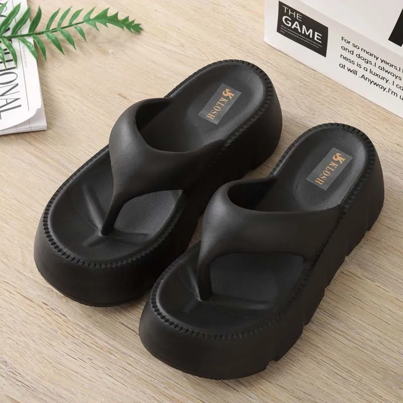 sandal famous designer woman Sandals Classics Womens Shoes For Sandals Thongs For Woman Leather Slippers Thick bottom waterproof Flip Flops With Box Sandals