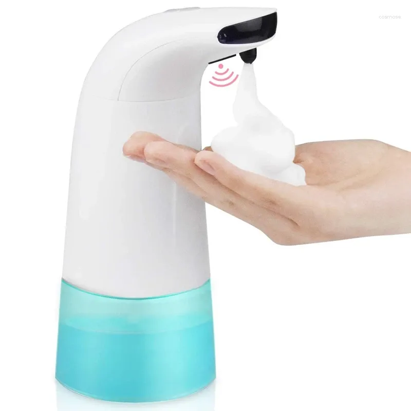 Distributeur de savon liquide 250Ml, distributeur automatique de mousse infrarouge sans contact, mains libres, sur comptoir