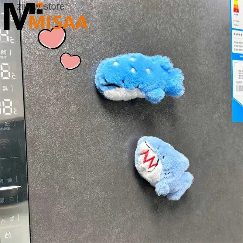 Fridge Magnets Random Packaging Box Cute Plush Fridge Magnet Marine Animal Blind Bag Cute Sticker Simple Sticker Strong Fridge Magnet Decoration Y240322