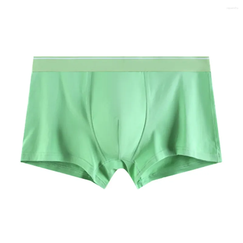 Onderbroeken 1pc Heren Effen Kleur Katoen Ardennenzakje Boxers Shorts Lage Taille Ondergoed Lingerie Man Comfortabel Slipje