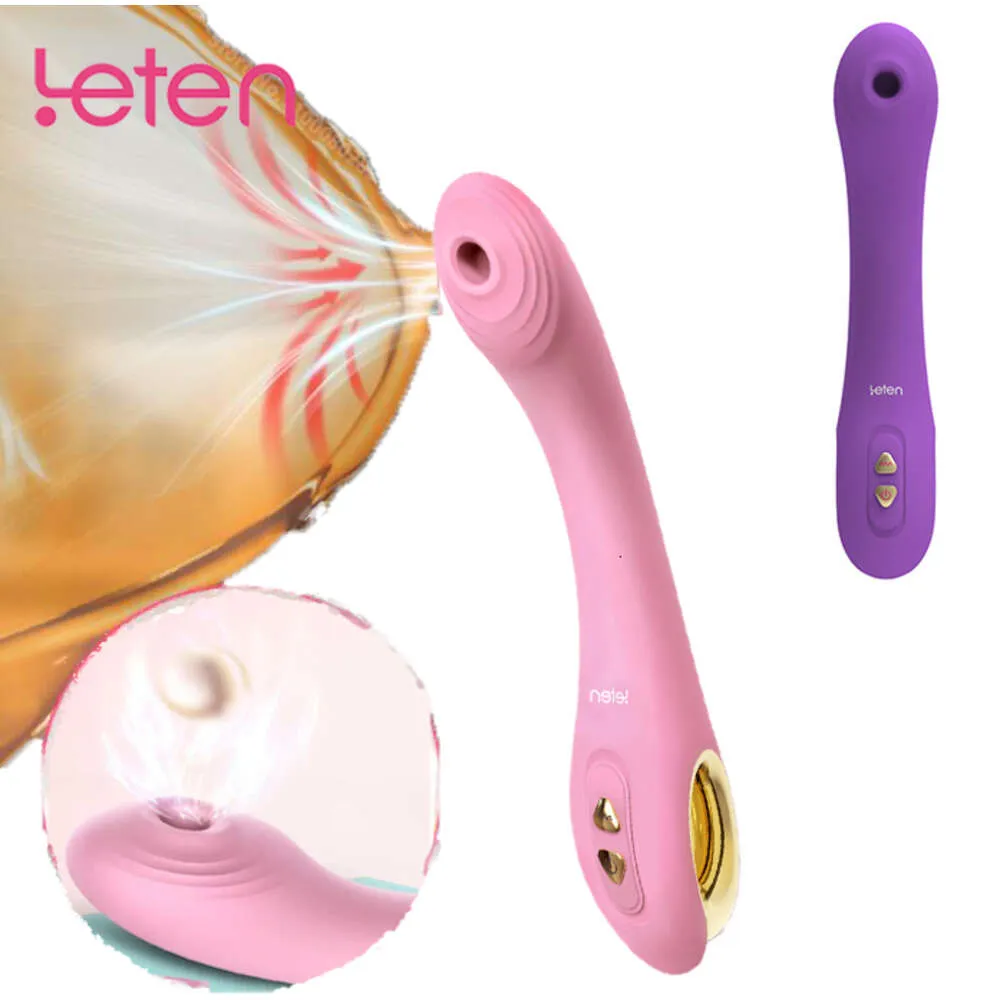 Masturbatore vibratori Leten riscaldabile potente ventosa vibratore vaginale capezzolo succhia stimolatore del punto G adulti giocattoli erotici del sesso per le donne 2024