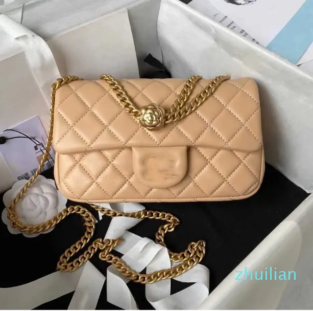 2024 Small Camellia القابلة للتعديل مشبك واحد Crossbody سلسلة النساء المعروضة للبيع