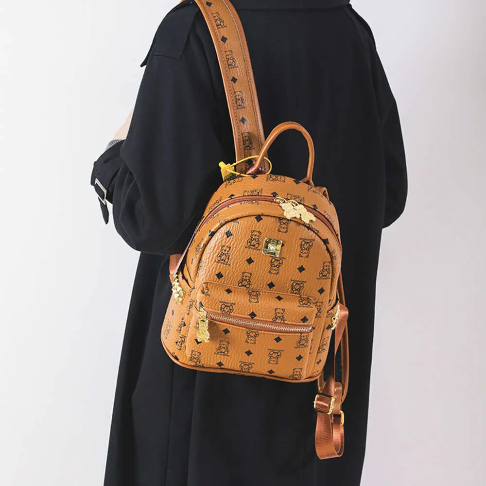 Ryggsäck märke heta säljer kvinnors väskor kvinnor ny fashionabla tryckta mini kändis upplaga väska