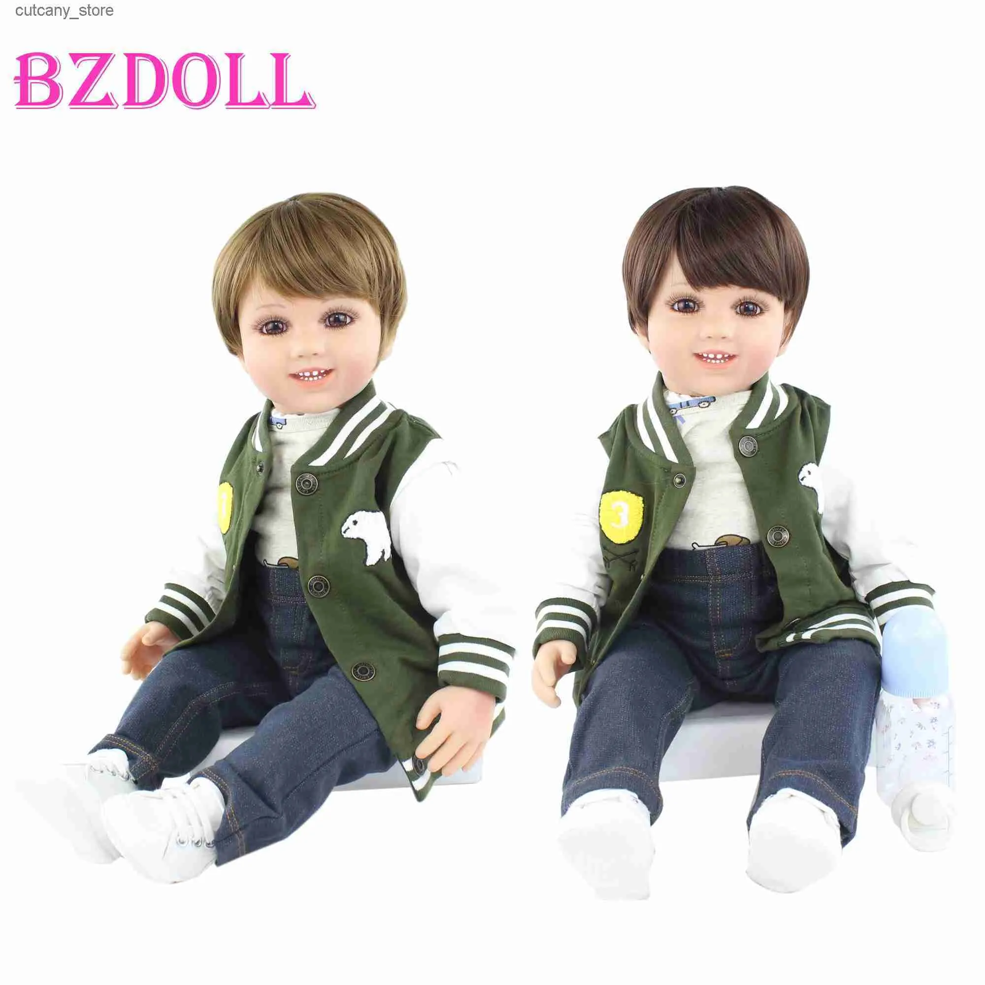 Мягкие плюшевые животные 60 СМ Силиконовые куклы Reborn Boy для девочек Toddr Babies Dress Up Boneca Подарок на день рождения Детский игровой домик Игрушка на ночь L240322