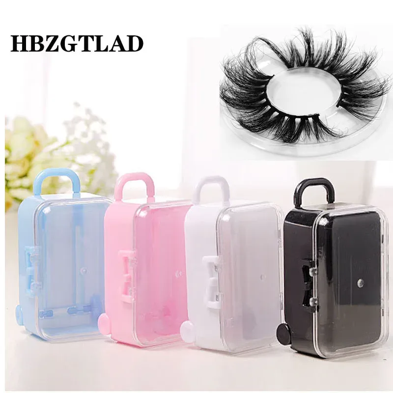 Eyelashes 20pcs Mini Trunk suitcase Luggage Suitcase lashes box Kids Toy Dolls Accessories Candy Box Gift Cartoon gift box kis favor gift