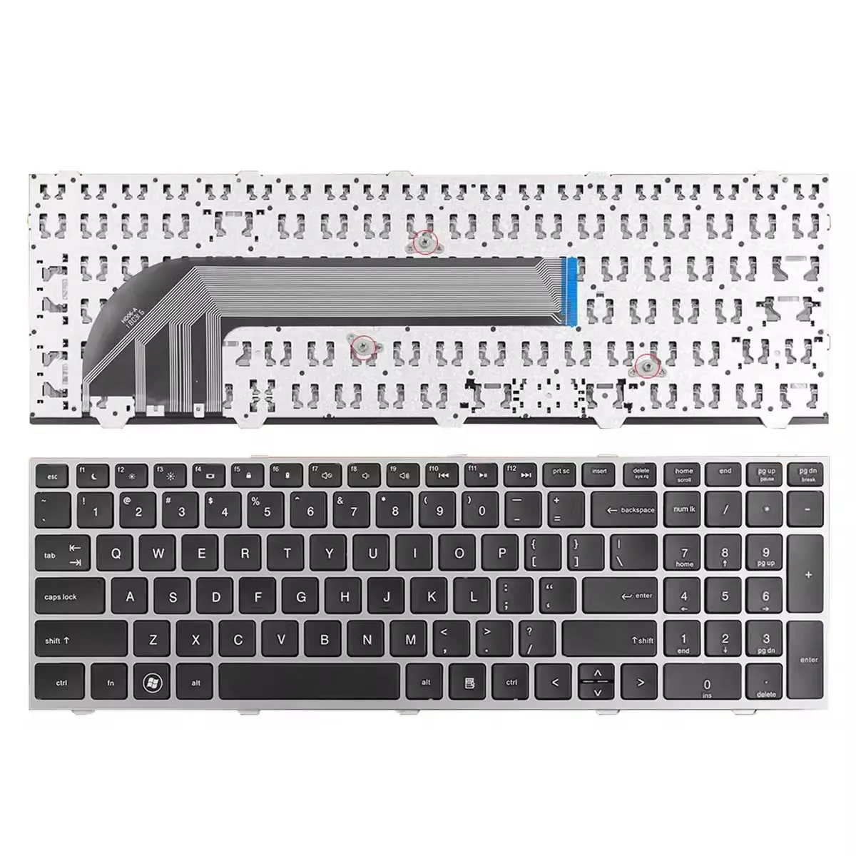 Nuova tastiera portatile con cornice per HP ProBook 4540s 4540 4545s Series compatibile con il codice articolo 702237-001 683491-001 701485-0