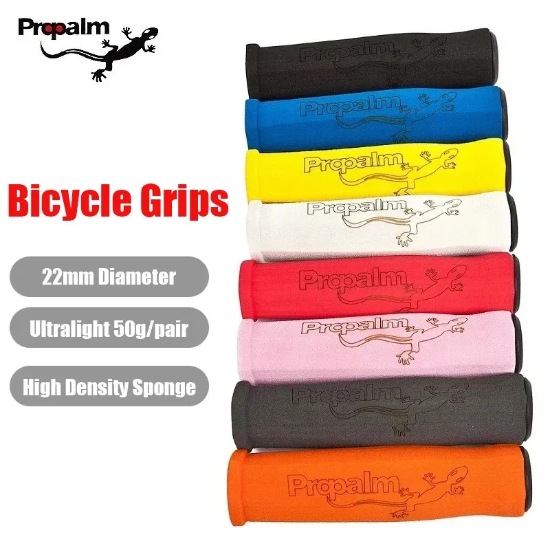 Propalm hyf001 ultraleve apertos de bicicleta macio antiderrapante esponja mtb punhos manopla mountain bike guiador alças 240318