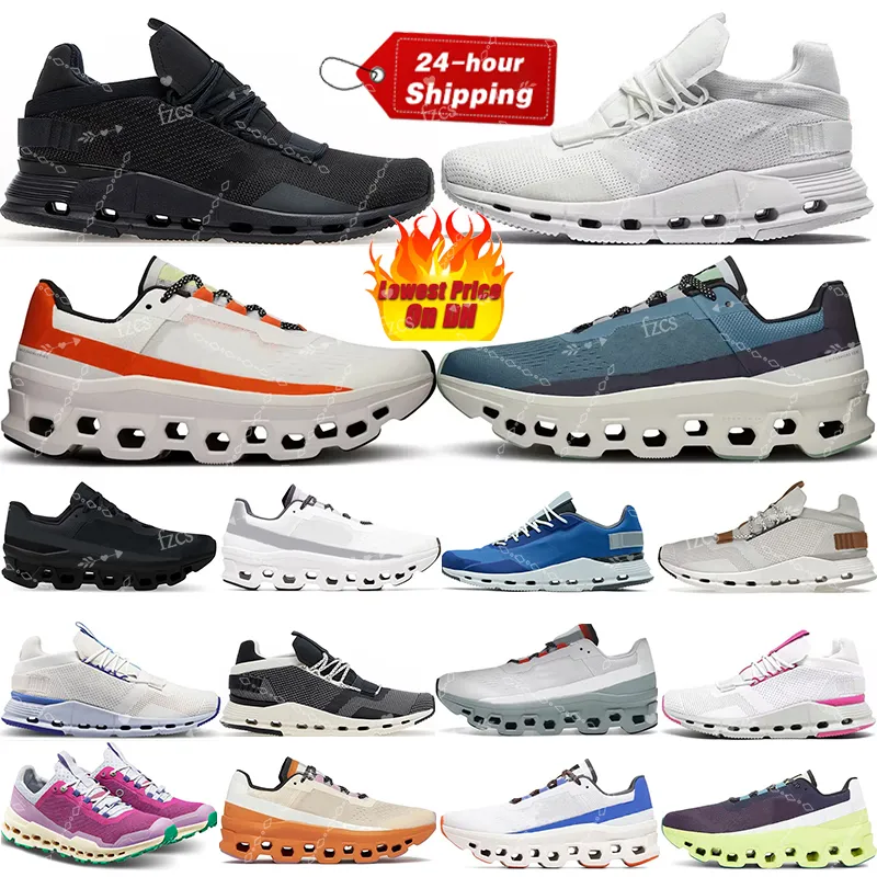 Cloudmonster Hardloopschoenen Heren Casual Schoenen Dames Designer Cloud Nova Sneakers Clouds Monster Wit Zwart Eclipse Turmeric Iron Hay Lumos Outdoor Sports Trainers