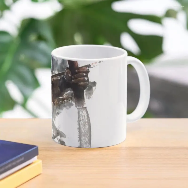 Tazze Tomb Raider Painting Tazza da caffè Tazze termiche per bellissimi tè termici Colazione