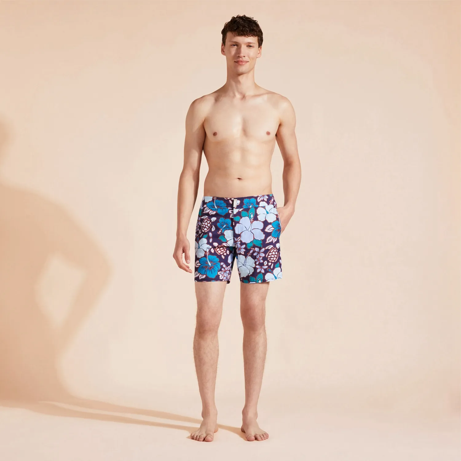 Vilebre Herenshorts Bermuda Pantaloncini Boardshorts HEREN ZWEMSHORTS TORTUES MULTICOLORES Trunks Heren Surfkleding Bermuda's Strand Korte Turtles Zomer 89789