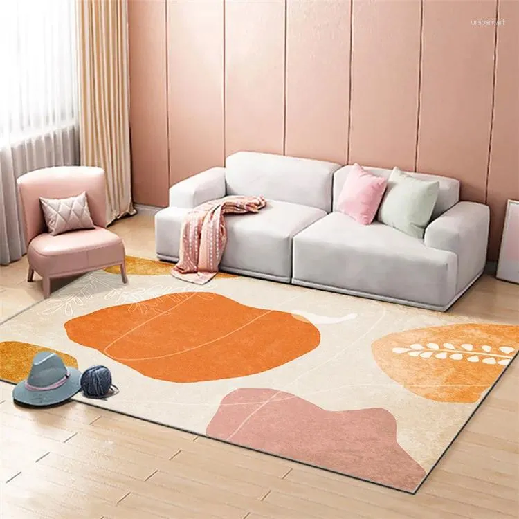 Dywany nordycki dywan salon nowoczesny minimalistyczny sypialnia tatami sofa stolik kawowy mata podłogowa