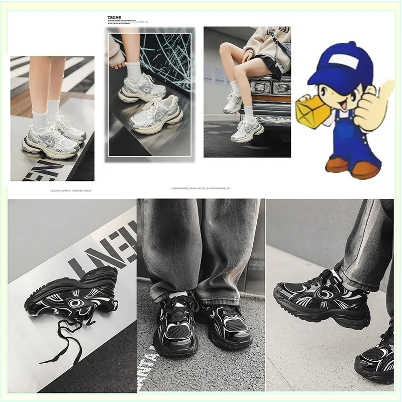 Scarpe da tavolo sportive morbide da donna estive Mameganq Designer Moda di alta qualità Colore misto Suola spessa Abbigliamento sportivo da esterno Scarpe rinforzate resistenti1 GAI