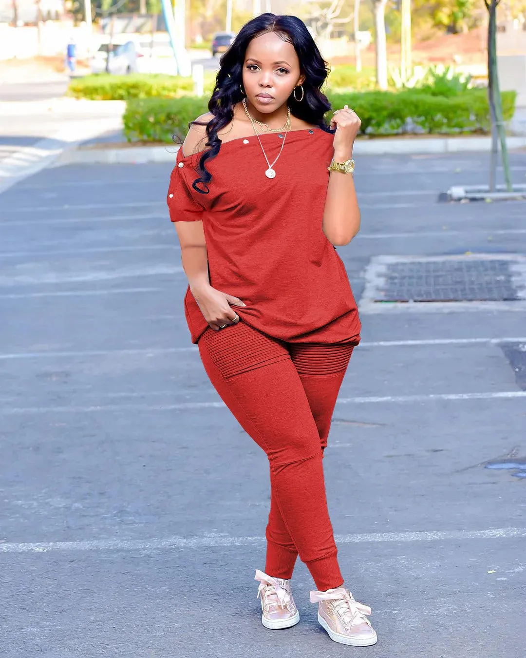 Plus Size Womens Joggers Outfit Ibuvkizy Two Piece Sets For Women