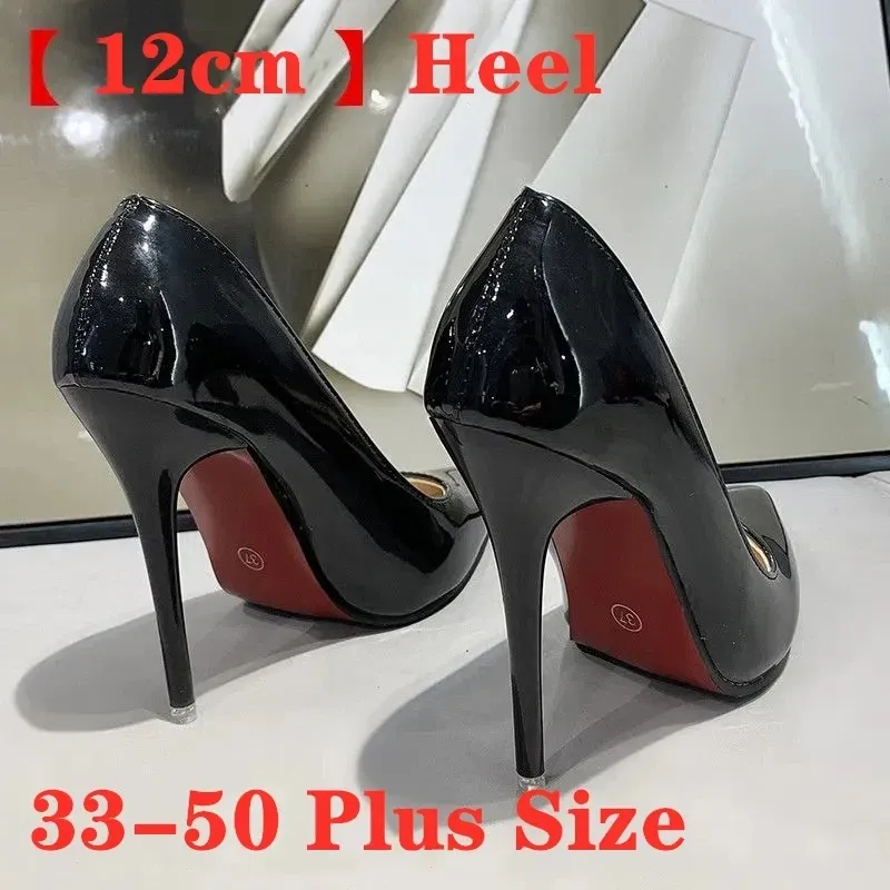 Pumpy Plus 3350 Sexy Women Pumps Office Lady Party Buty dla kobiet Obcasy damskie sukienka czerwono obcas