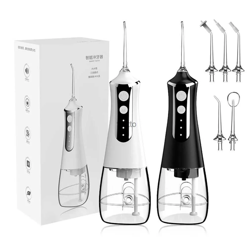 Other Appliances Oral irrigator for dental cleaning thread oral cleaning machine sink pickaxe 5 nozzles 300ml oral irrigator H240322