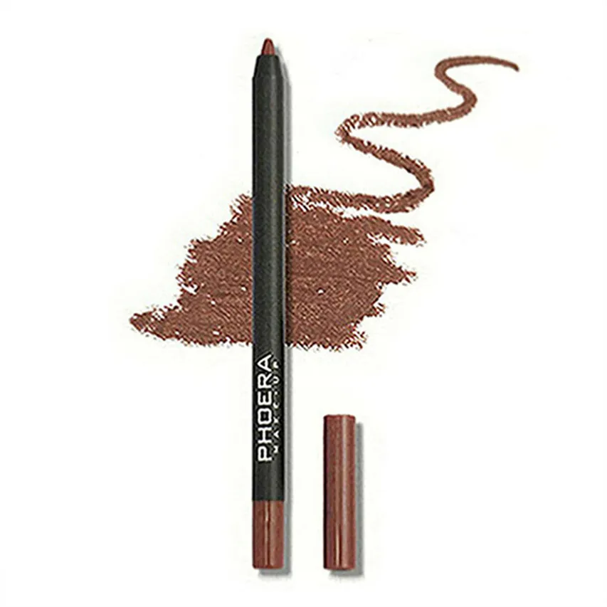 Waterproof Matte Lipliner Pencil Sexy Red Contour Tint Lipstick Lasting Non-stick Cup Moisturising Lips Makeup Cosmetic 12Color A82