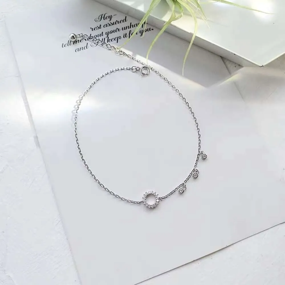 Geometric Circle Anklet - Korean Trend Sweet and Delicate Female Jewelry