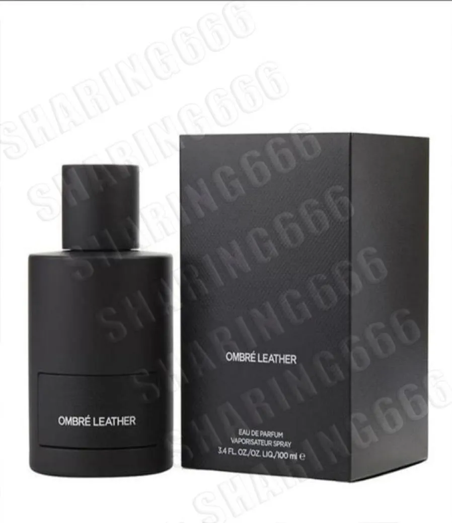 Profumo di marca Ombre Leather 100ml WOOD noire Unisex Eau De Parfum Fragranza buon odore Capacità di lunga durata Alta qualità9497198