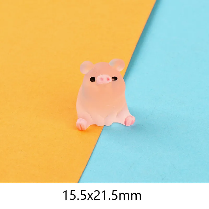 200 pièces mignon cochon poupée bijoux à bricoler soi-même accessoires en résine crème gomme étui de téléphone pince à cheveux matériaux en gros créatif décoratif accessoires de téléphone portable sangles charmes