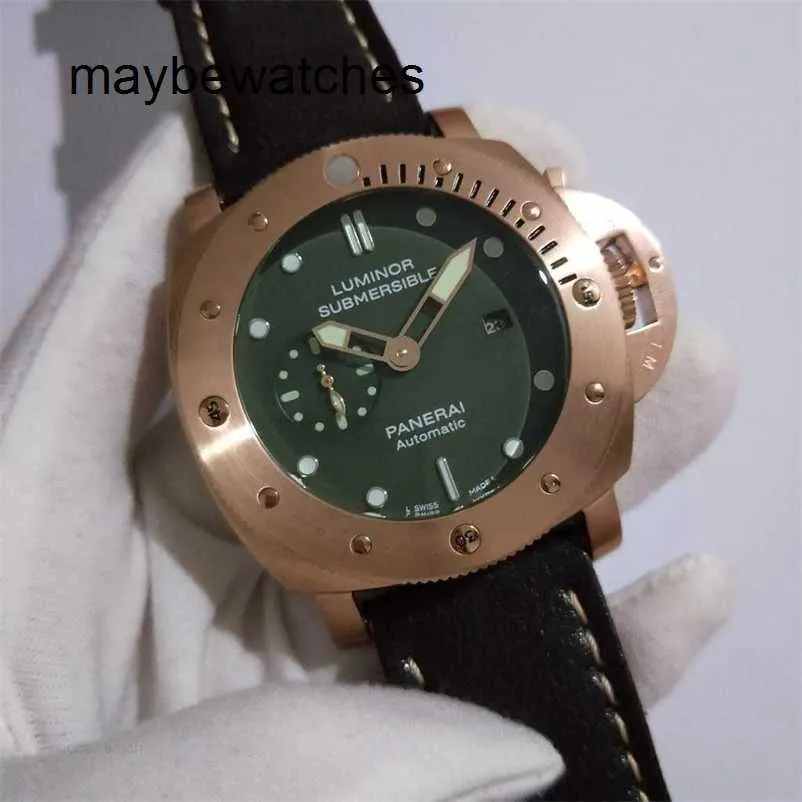 Panerai Luminors VS Factory Reloj automático de alta calidad P.900 Reloj automático Clon superior para Pam00382 Esfera grande Reloj antiguo luminoso resistente al agua RE4E