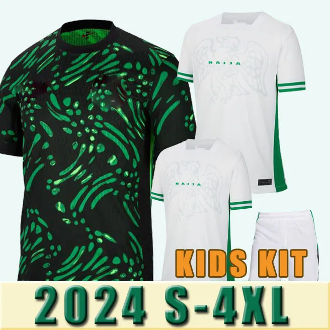 2024 2025 Nigeryjska koszulka piłkarska okocha do domu na dniu 23 24 na wyjeździe Okechukwu Ighalo Ahmed Musa Ndidi Mikel Iheanacho Football Shirts Mężczyźni
