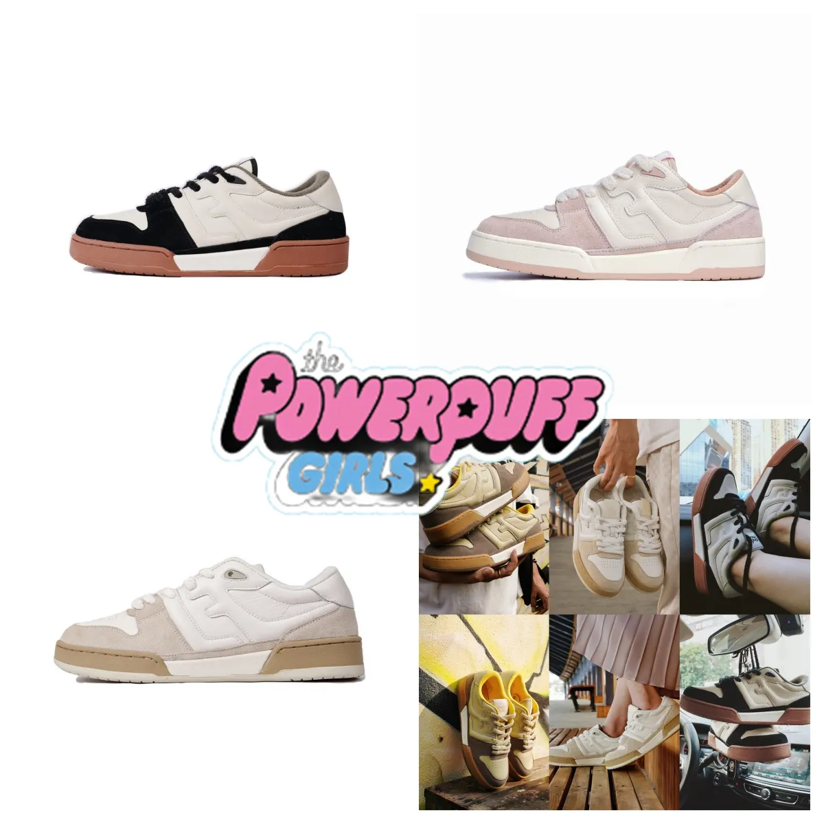 GAI Scarpe da donna Instagram Primavera e autunno Suola spessa da donna coreana Tavola ventilata facile abbinamento alla moda Dopamina Fondo piatto Versatile Sport da donna Semplice