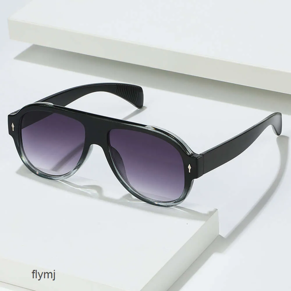 2 pcs Designer de luxe de mode 23 nouveaux pilotes Toad Mirror unisexe haute définition lunettes de soleil de mode