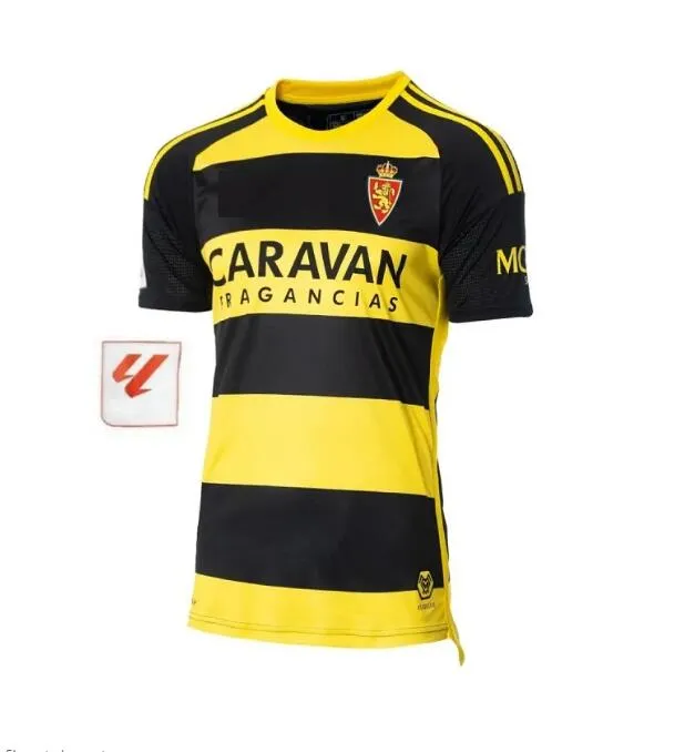 2023 2024 Real Zaragoza Maglie da calcio Speciale EDIZIONE NEGREDO CAMISETAS DE FUTBOL LOZANO ALEX BERMEJO CALA CAMISETA 23 24 uomini KIT KIDS KIT Sobrino Cabiz Football SH 675