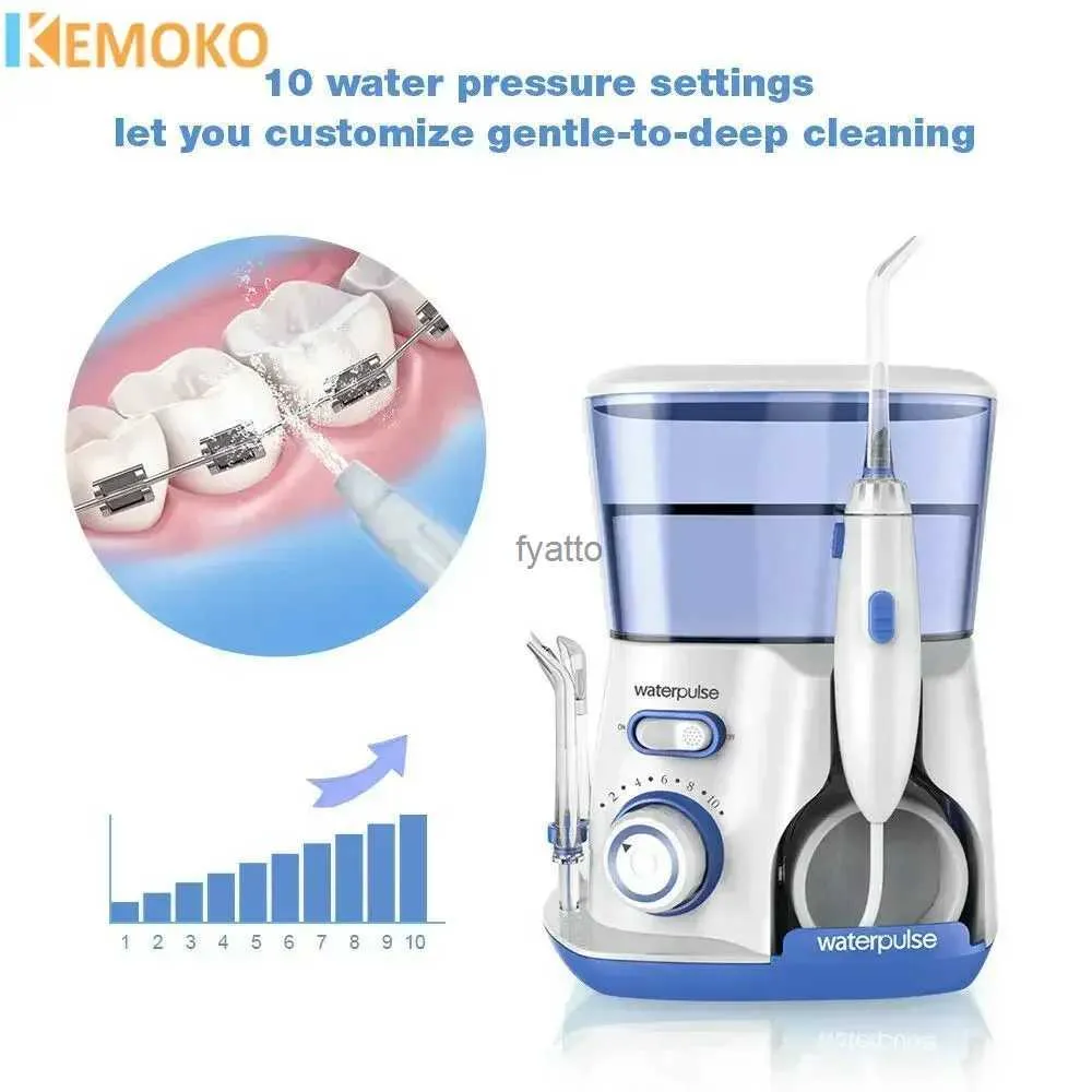 Other Appliances Household oral irrigator 5pcs Tips dental sink electric cleaning machine 800ml oral hygiene dental sink for oral care H240322