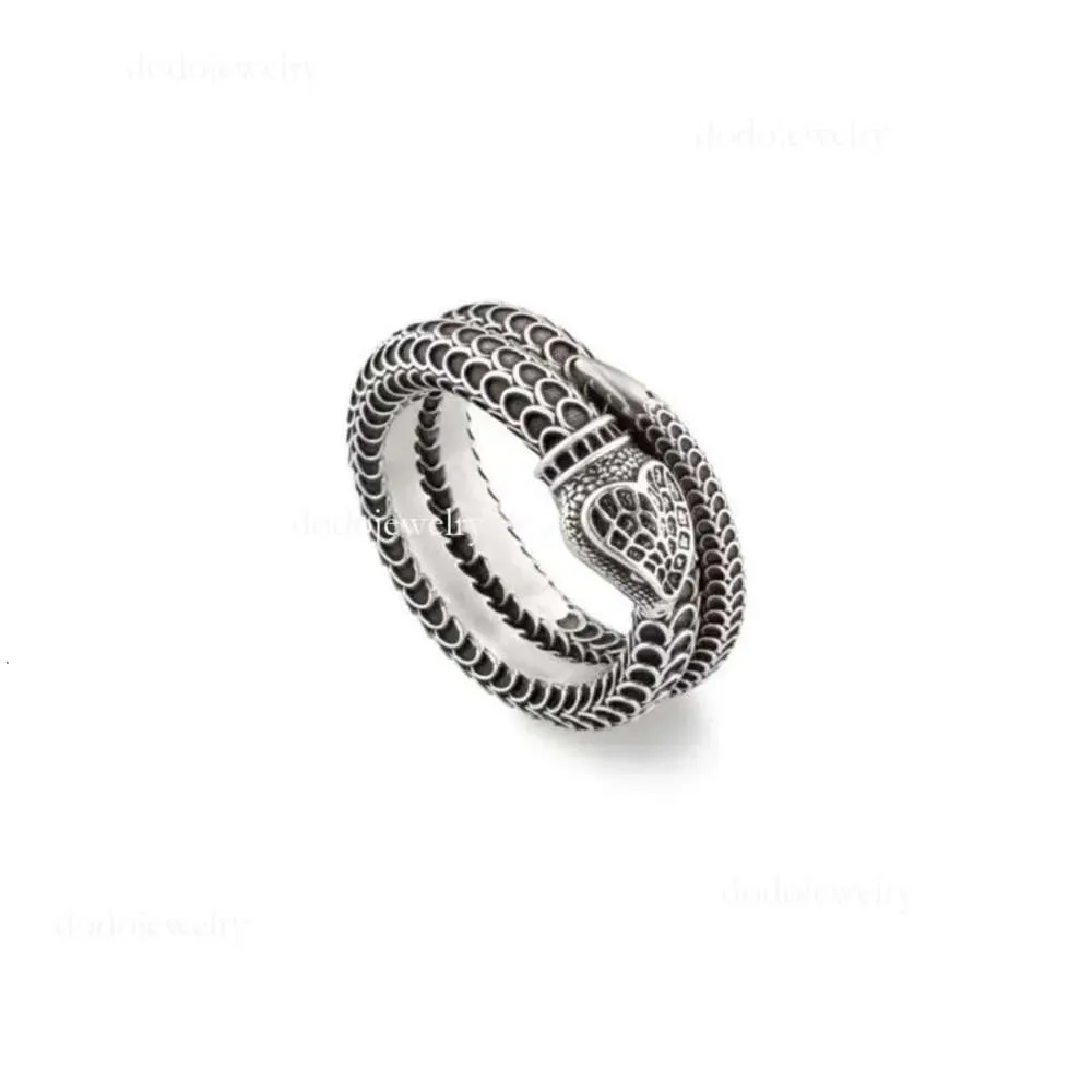 Designer G-Form Silber Paar Ring Hochwertige Version Spot Großhandel Schmuck Jahrestag Hochzeitsgeschenk für Frauen mit Box