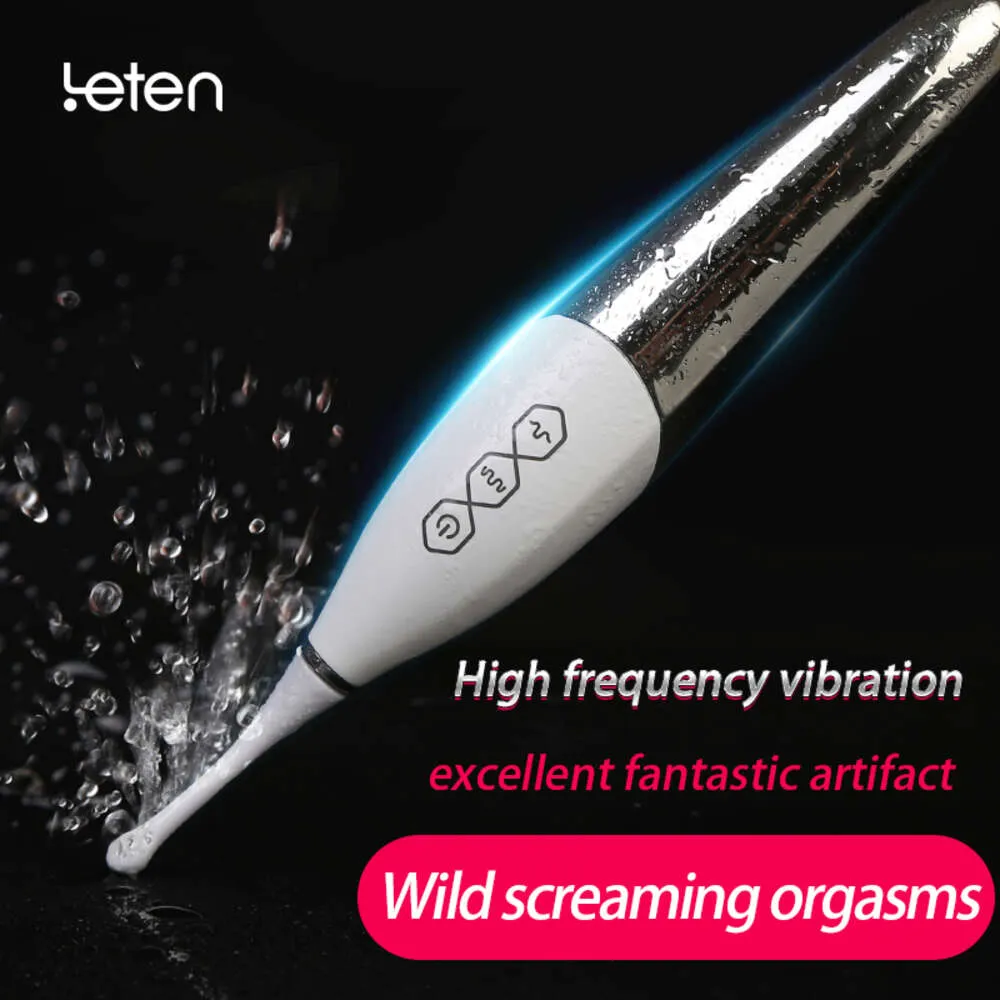 Быстрые вибраторы Leten Scream Orgasm Высокочастотный вибратор для сосков, точечный массажер для стимуляции клитора, секс-игрушки для взрослых, 2024