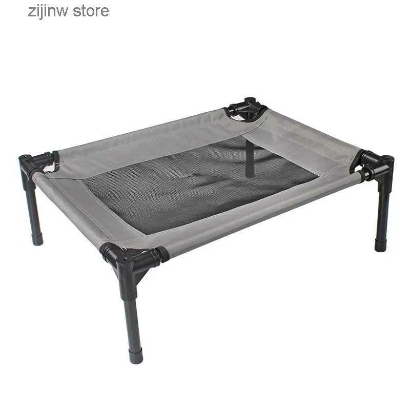 Zwinger Stifte Outdoor Haustier Hundebett Oxford Tuch Hund Haus Matte Haustier Waschbares Hundebett Reisezubehör Abnehmbare tragbare Camping Haustier Zimmer Matte Y240322