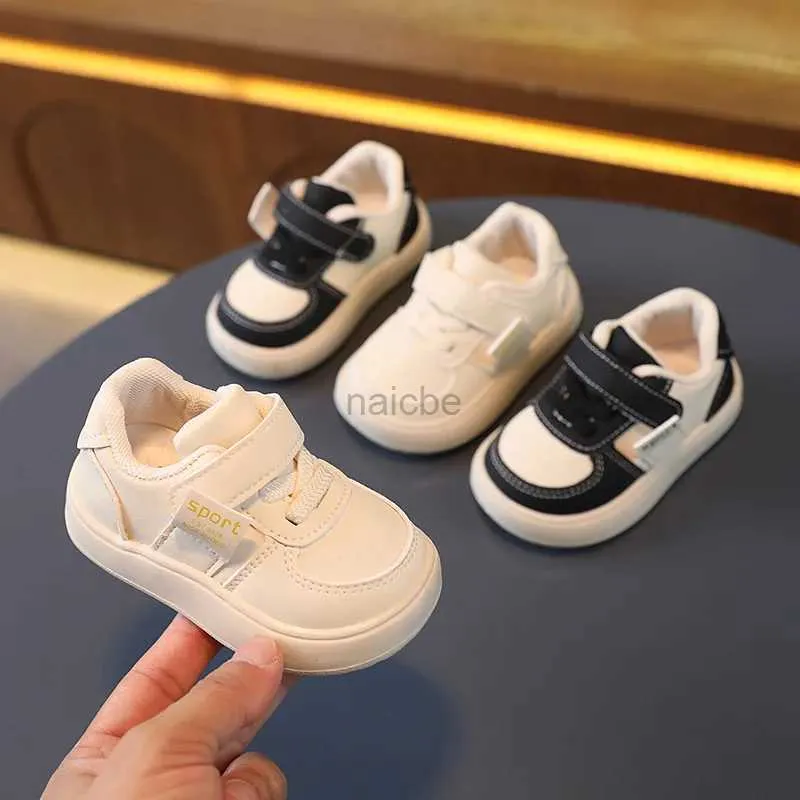 Sneakers New Size 16-26 Childrens Sports Shoes Fashion Design Anti slip Casual Shoes Boys and Girls Hook Sports Shoes Preschool Outdoor Shoes 240322