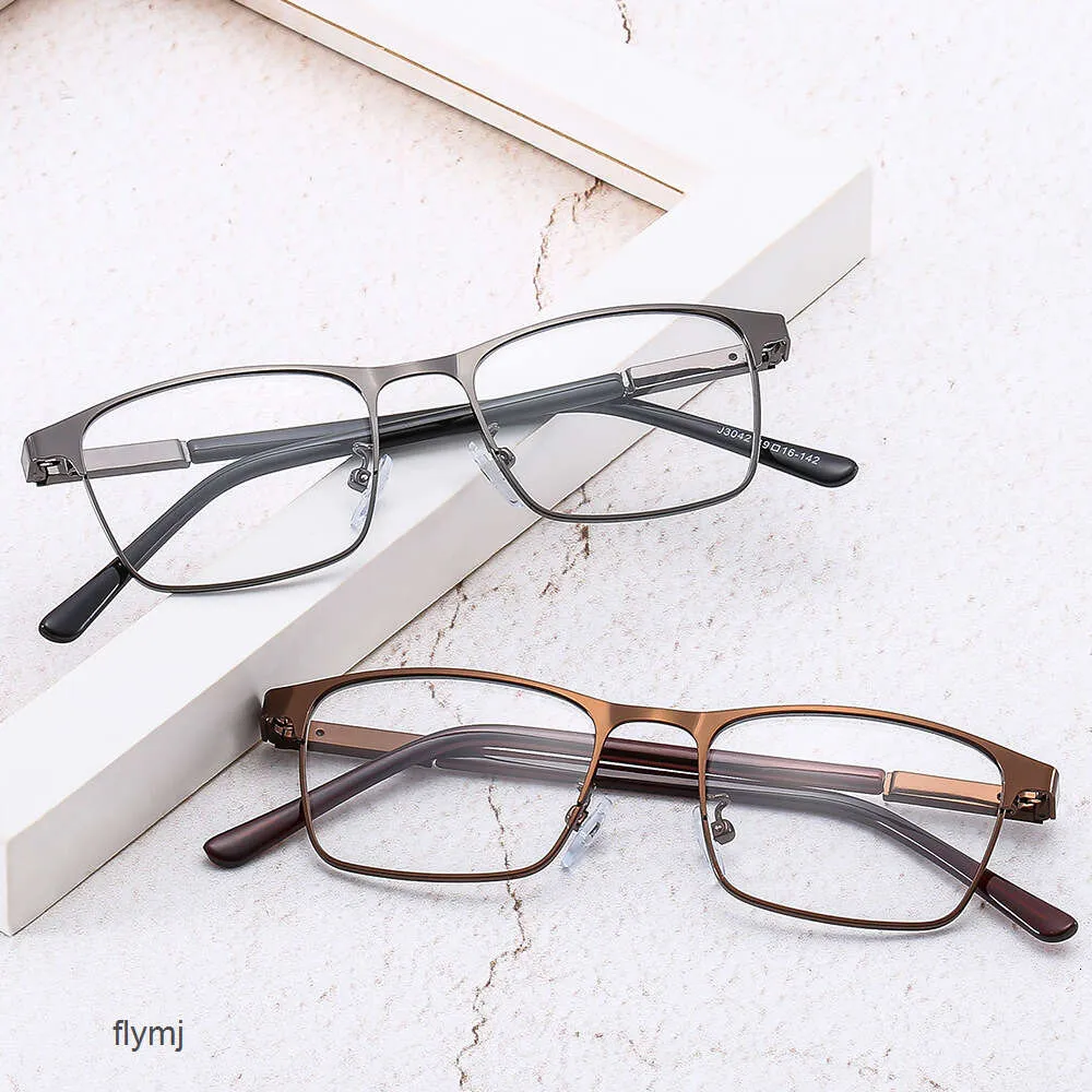2 pcs Fashion luxury designer 23 New Optical Mirrors - Mens Korean Edition - Trendy Business Fashion Literary and Art Degrees - Can be Equipped with Flat Light Mirrors