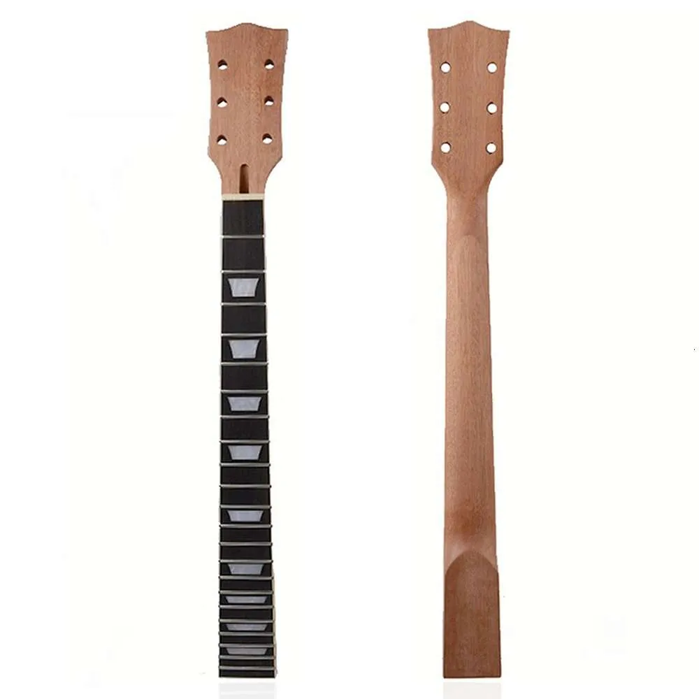 Manche de guitare en bois de Rose, 22e année, chaque noyau Bloom, touche en bois de Rose pour Gibson Les Paul LP, Style ouvert MX0209D