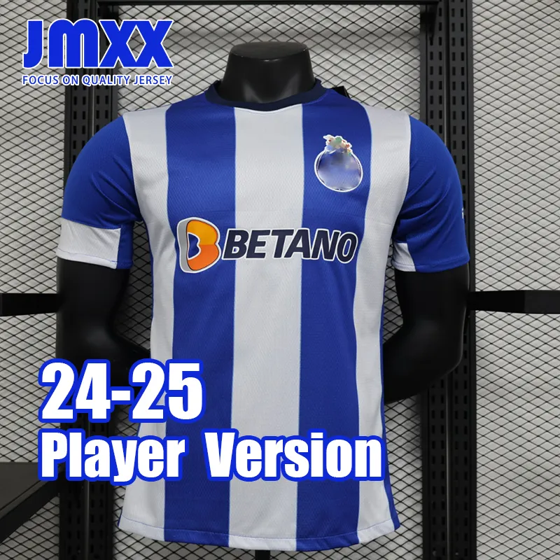 JMXX 24-25 Porto maglie da calcio casa lontano pre partita uniformi da uomo maglia da uomo maglia da calcio 2024 2025 versione giocatore