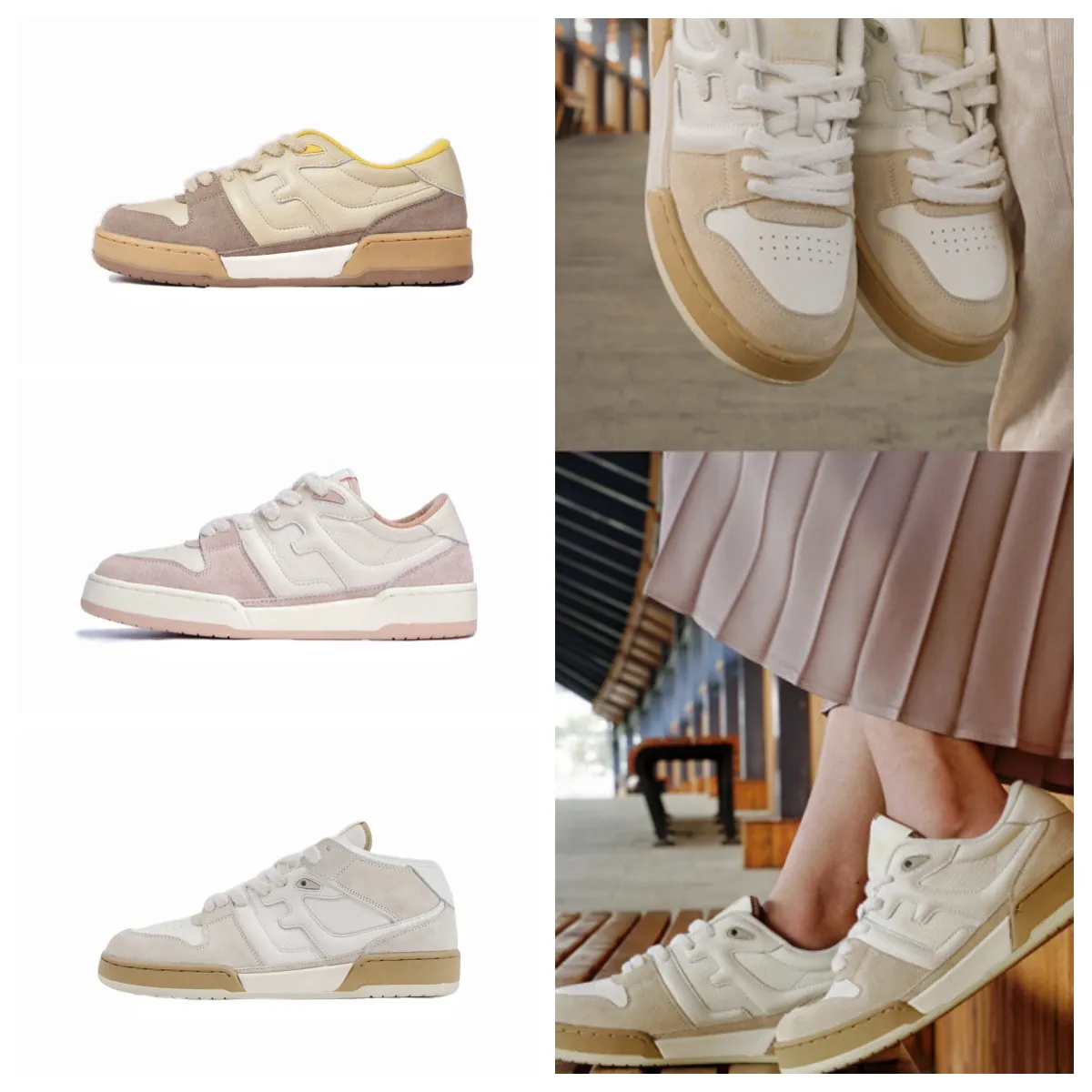 НОВЫЙ стиль GAI Дофаминовая женская обувь цвета Instagram Весна и осень Корейская универсальная женская обувь StarWind Little White на толстой подошве Модная осень 2024 36-40